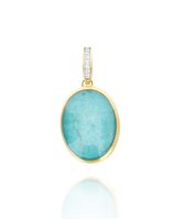 Charm Nanis Donna BOULES in Oro giallo Diamante 0.04 Ct PS9-609 - PS9-609